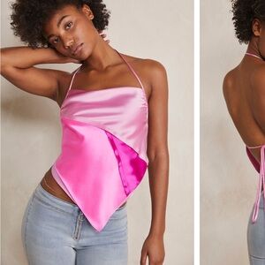 Free people recycled silk bandana top